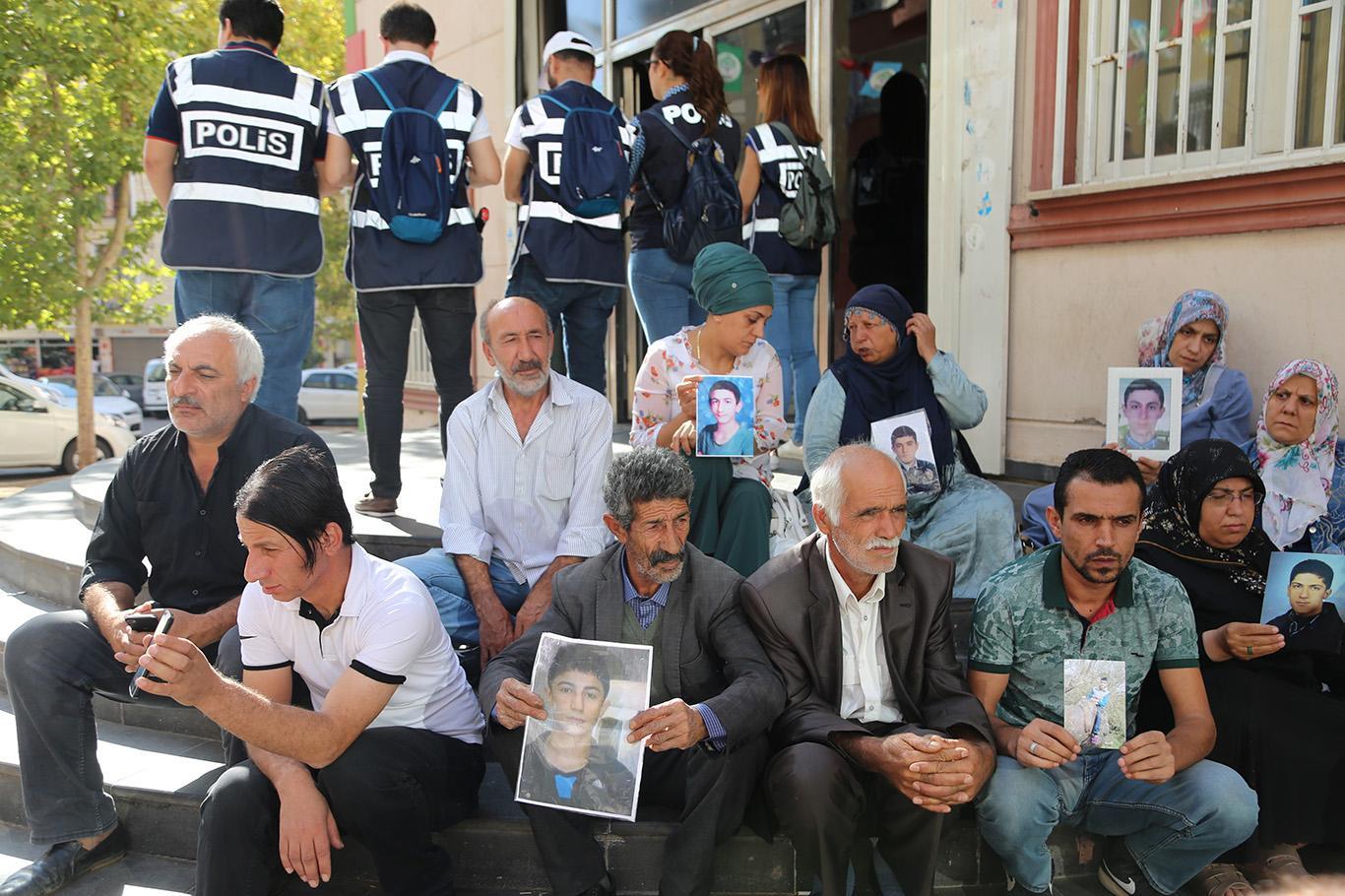 Families' sit-in protest continues on the 8th day
